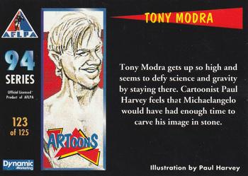 1994 Dynamic AFLPA #123 Tony Modra Back